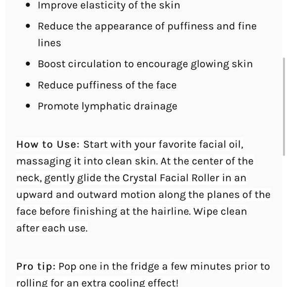 ROSE Quartz Facial Roller NWT - Picture 5 of 5